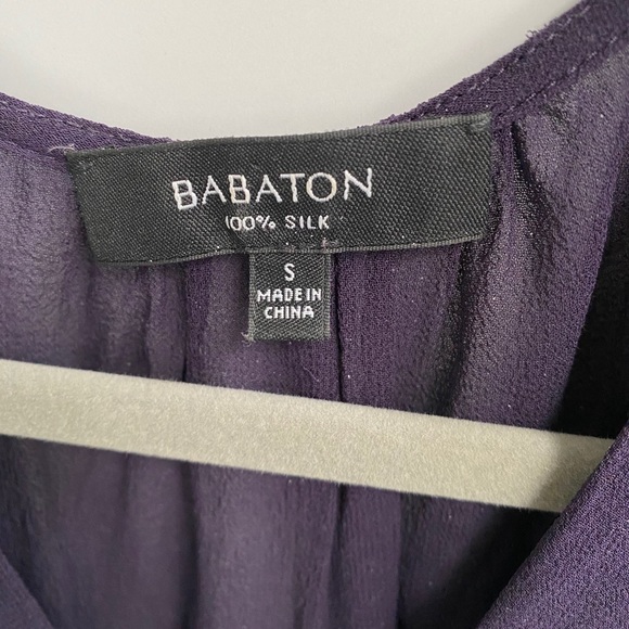 Aritzia 100% Silk Faux Wrap Blouse - Picture 8 of 14